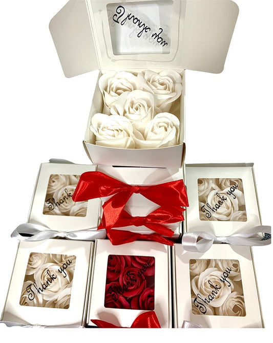 Luxury Personalised Soap Roses