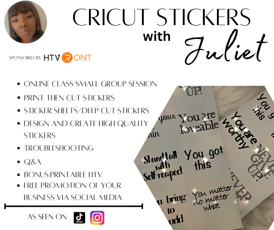 Cricut Stickers 101 Online Class